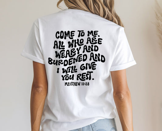 Rest at His Feet | Matthew 11:28